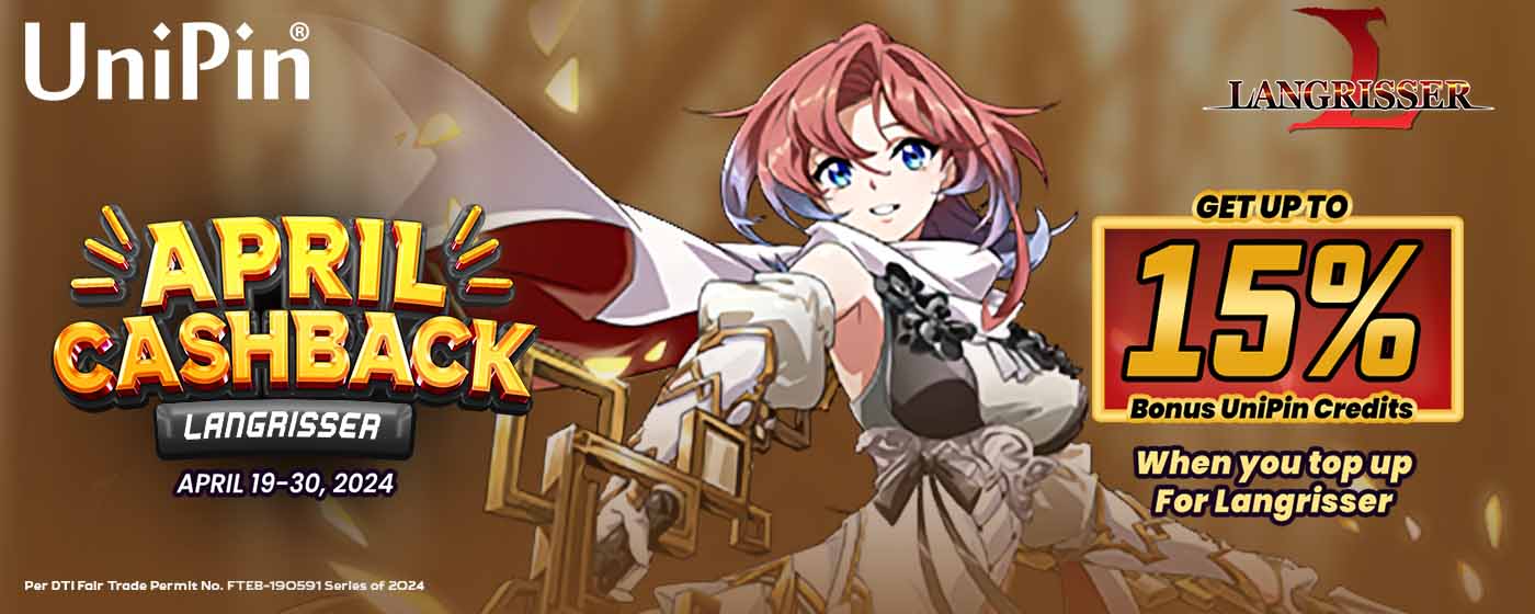 April Cashback: Langrisser SEA (PH)